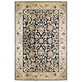 IMAGE OF Gentry Hand-hooked Area Rug - Ivory Border with Red Center, 2'3