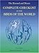 Books : The Howard and Moore Complete Checklist of the Birds of the World: Third Edition
