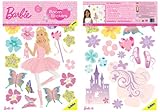 FunToSee Barbie Ballerina Themed Wall Stickers, 36 Pieces