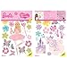 FunToSee Barbie Ballerina Themed Wall Stickers, 36 Pieces