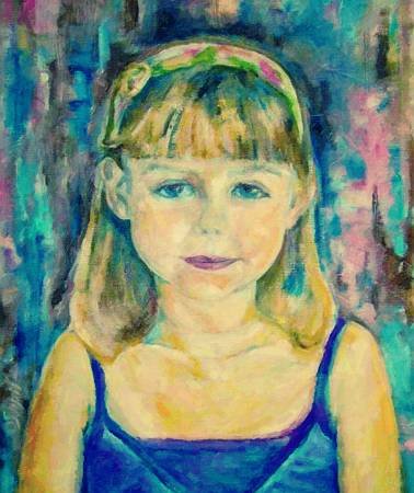 Custom Order #4H-R4I, Oil on Canvas, Custom Painting of The Person You Love, For 1 Person of Customer's Choice, Style: Photo-Realism, with Signature Text 