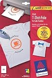 Avery Zweckform, C9405-5, 5 Blatt, T-Shirt Folie für helle Textilien, A4mm
