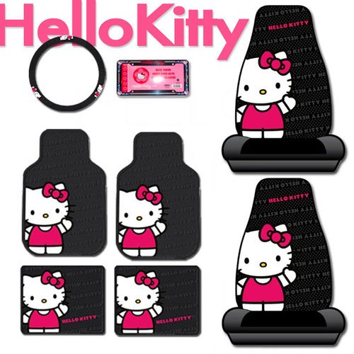 New Hello Kitty Core Auto Car Front Seat Cover Floor Mat