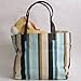 Market Tote - Belgravia Stripe Chocolate
