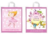 5 Piece Sparkle Fairy Princess Costume Set PLUS GIFT BAG (Hot Pink)