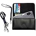 Gomadic Black Women Purse Case Custom Designed for the Sony Cyber-shot DSC-T700 - Adjustable Hand and Shoulder Straps Included