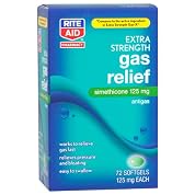 Rite Aid Extra Strength Gas Relief, Softgels, 72 ct.