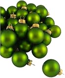 Review Roman  / Club Pack Of 120 Matte Kiwi Green Glass Ball Christmas Ornaments 1.25