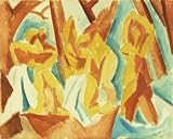 The High Quality Polyster Canvas Of Oil Painting 'Pablo Picasso-Bathers In A Forests,1908' ,size: 30x38 Inch / 76x95 Cm ,this High Definition Art Decorative Prints On Canvas Is Fit For Game Room Decor And Home Decoration And Gifts