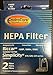 EnviroCare Replacement HEPA Vacuum Filters for Riccar: RF15, 1500P, 1500M, 1800S and Simplicity: S24, S20, S18 2 Filters