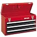 Craftsman 3-Drawer Metal Portable Chest Toolbox Red