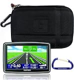 Tom Tom XXL 540S / 530S Nylon Shell Carrying Case (Black) with Free Extra Carabiner
