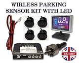 from CISBO Bright Red Wireless Parking Reversing 4 Sensors with LCD Displayer (Model SB325-4Bright Red)