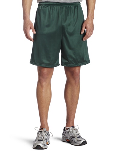MJ Soffe Men's Nylon Mini-Mesh Fitness Short