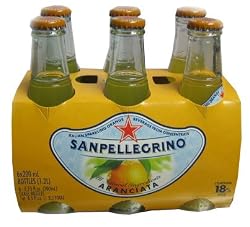 San Pellegrino Aranciata 6 pack - 6oz bottles