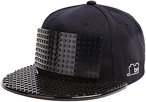 Snapback Lego Hat Compatible Brick Brick Black