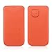 iPhone SE, 5s and 5 Case, Snugg Apple iPhone SE, 5s and 5 Orange Leather Pouch Case [Card Slot] Apple iPhone SE, 5s and 5 Pouch Case Cover Executive Design