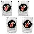 Miami Heat NBA 4pc Square Shot Glass Set