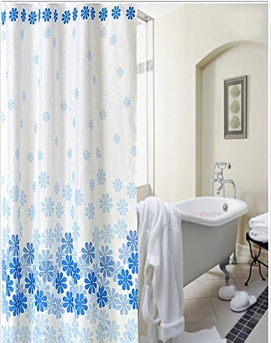 LeviLife With thick waterproof mouldproof toilet polyester shower curtain chemical elements 72x72(inches)