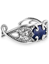 Relios Sterling Silver Lapis Statement Cuff Bracelet - Small