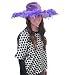 Purple Feather Tea Party Hat