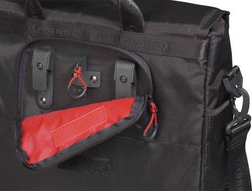 ABUS Onyx Town & Carry Pannier  - 34 X 11 X 30  cm, Black