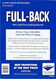 UPC 603259000823 product image for Full-Back Silver & Gold Comic Book Backing Boards 7 1/2