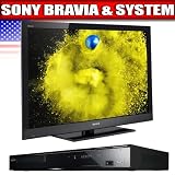 Sony BRAVIA EX 500 Series 55-Inch LCD TV, Black + Sony BDP-S370 Blu-ray Disc Player