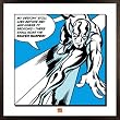 Silver Surfer - Framed Marvel Comic Poster / Art Print (Size: 16" x 16")