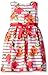 American Princess Girls' Orange Stripe Shantung Dress