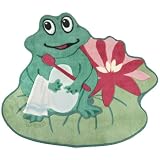 Froggy Bathroom Rug with Rubber Backing 30×26