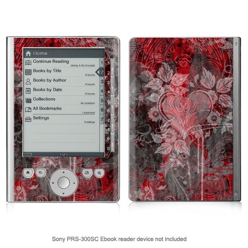 Protective Decal Skin Sticker for Sony E-book PRS-300SC PRS300 case cover prs-300SC-127