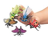 Fun Express Educational Products - Vinyl Insect Finger Puppets - Includes 12 assorted vinyl insect finger puppets