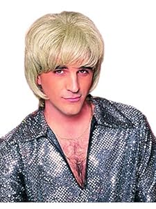 70s Shag Man Wig (blonde) Adult Halloween Costume Accessory