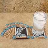 MLB Florida Marlins 8-Pack Absorbent PaperKraft Coasters