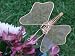 Set of 2 Solar Butterfly Garden Stake Lights