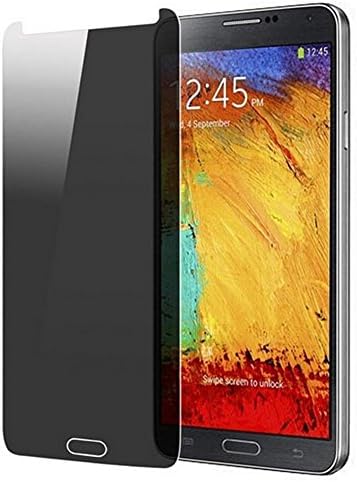 Antye Premium Anti Spy Privacy Tempered Glass Screen Protector for Samsung Galaxy NOTE 3, Bubbles-free Anti-shatter Screen Shield