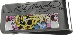Ed Hardy Death Or Glory Money Clip