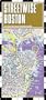Streetwise Boston Map - Laminated City Center Street Map of Boston, Massachusetts - Folding pocket size travel map with MBTA subway map & trolley lines