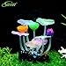 Saim Glowing Effect Artificial Lotus Flowers for Fish Tank Decorative Aquarium Ornament (2)