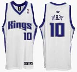 Mike Bibby Sacramento Kings #10 Authentic Adidas NBA Basketball Jersey (Home White)