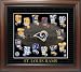 St. Louis Rams Framed Art - Commemorative Framed Plaque Decoration - St. Louis Rams