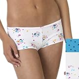 Xhilaration  Boyshort Underwear 3-pk. - Multi/Turq/White