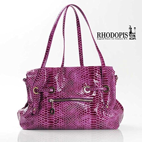 Rhodopis Faux Leather Medium Size Bag (Purple)