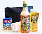 Männertagsgeschenke Set FEIERABEND mit Bierduschgel und Bierschaumbad sowie Waschtasche und Handtuch