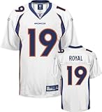 Eddie Royal White Reebok NFL Replica Denver Broncos Youth Jersey