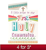 Bright 1st Holy Communion Card