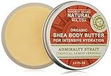 Whidbey Island Natural Organic Shea Body Butter For Intensive Hydration - Admiralty Strait (Tropical Lemon Verbena) 2 fl oz. A super-moisturizing treat for dry, thirsty skin. Over 70% Organic Shea Butter. Handmade in the Pacific Northwest, USA