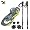 Salewa Schneeschuhe TACUL Light 2.0 (Farbe: anthrazit) + 3-teiliger Teleskopstock Hiker 5000