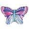 Painted Garden Butterfly Plate Set of 4